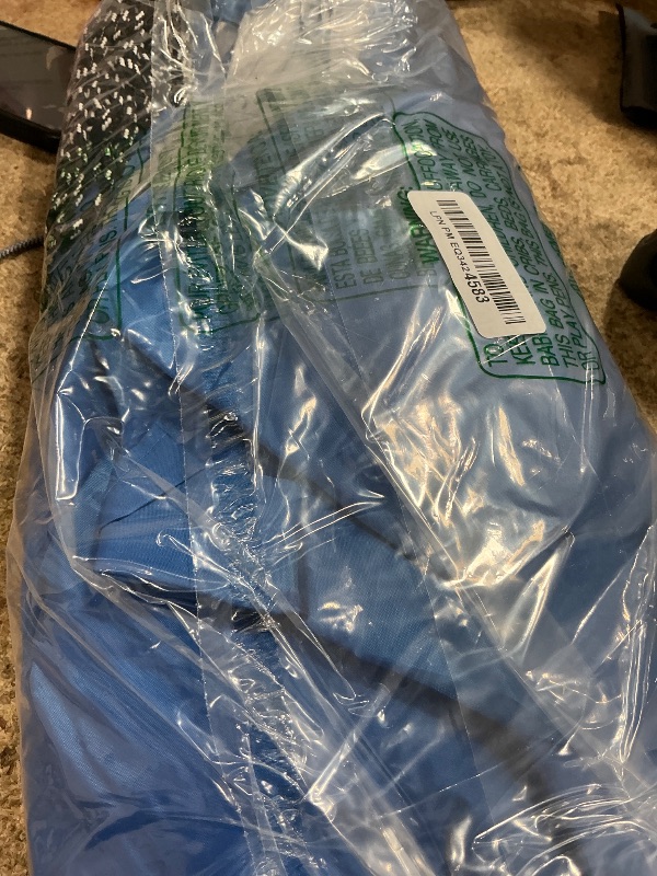 Photo 1 of Birodeko Canopy Replacement Top Only, Waterproof Pop-Up Canopy Tent Top Cover with Ropes, Instant Canopy Top Sunshade Silver Coated for Outdoor Garden Patio Camping (Royal Blue, 10x10FT)