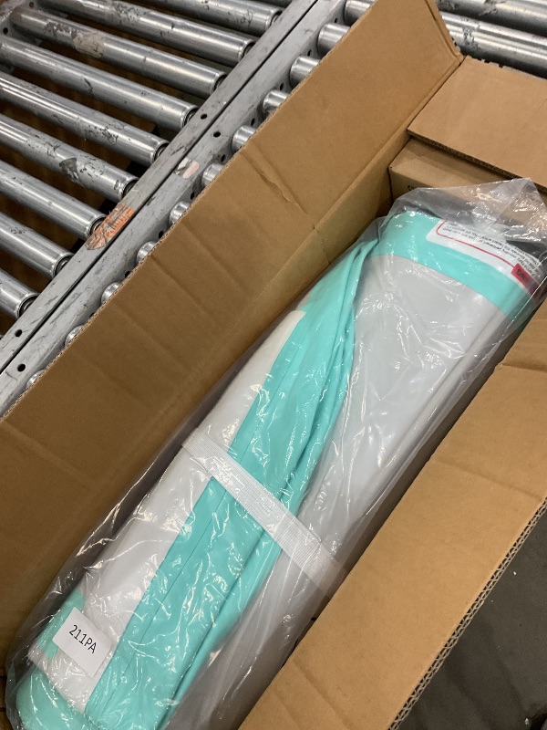 Photo 1 of FBSPORT Inflatable Air Gymnastics Mat Training Mats 4/8 inches Thickness Gymnastics Tracks for Home Use/Training/Cheerleading/Yoga/Water with Pump