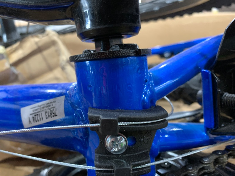 Photo 1 of *****************FOR PARTS ONLY---Bent fork and  derailleur****************
Huffy Stone Mountain Womens 26 Inch Mountain Bike, Deep Sea Gloss Frame, 21-Speed Shimano Twist Shifting, Front Suspension, Comfort Saddle | 20"/24"/26" Sizes, 6-21 Speeds, Dual S