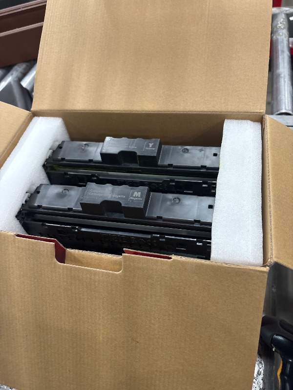 Photo 1 of 069 Toner: Compatible for Canon MF753cdw Toner Cartridges Replacement for Canon 069 069H Toner Cartridge Set for Canon Color ImageCLASS Mf753cdw MF751cdw MF752cdw LBP674cdw MF753 Printer Ink, 4 Pack