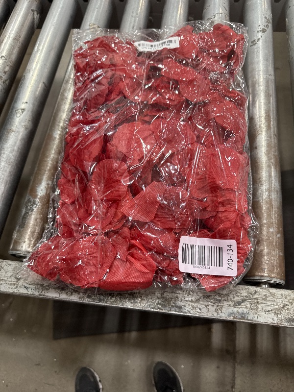 Photo 1 of (Pre-Separated, Scented) WAKISAKI Artificial Silk Rose Petals for Wedding Flower Petals for Romantic Special Night, for Proposal, Anniversary (1,000 PCS, Dark Red)