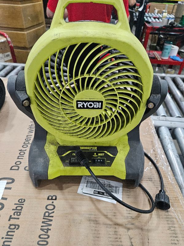 Photo 1 of 18V ONE+ WHISPER SERIES 7.5" BUCKET TOP MISTING FAN