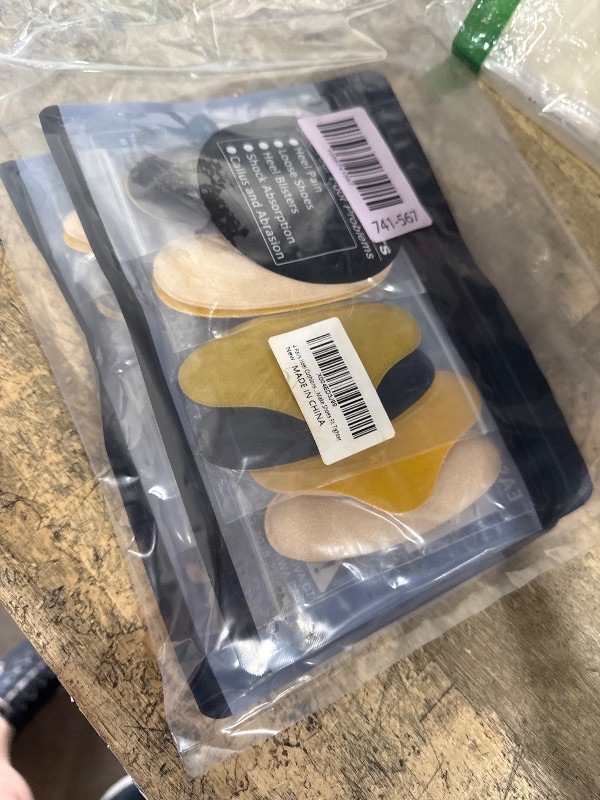 Photo 1 of 2 (4 Pairs )Heel Cushions Pads, Shoe Grips Liners Heel Protectors to Prevent Loose or Big Shoes, Heel Pain, Blisters and Rubbing, Anti Slip Shoe Fillers Make Shoes Fit Tighter