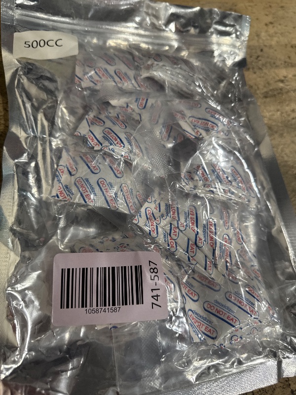 Photo 1 of 500cc Oxygen Absorbers for Food Storage - 100 Count (10x Packs of 10) - for Long Term Food Storage & Survival, Mylar Bags, Canning, Harvest Right Freeze Dryer, Dehydrated, and Preserved Foods
