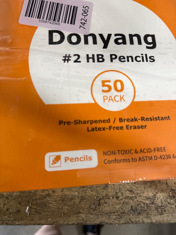 Photo 1 of 3Back to School Supplies, 50 Pack Pre-Sharpened #2 Pencils with Erasers, Bulk Pack Yellow Graphite Pencils for School Classroom Teacher Desk Supplies, No 2 HB Pencil for Writing Drawing Sketching Gifts
