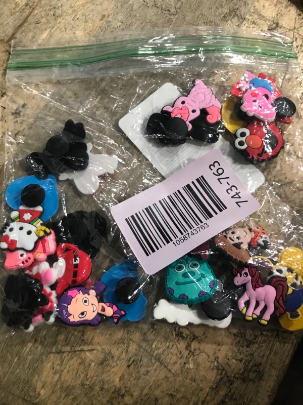 Photo 1 of  croc charms 
diasstro Lot of 30,50,100 pcs Random PVC Different Shoe Charms for Shoe Decoration