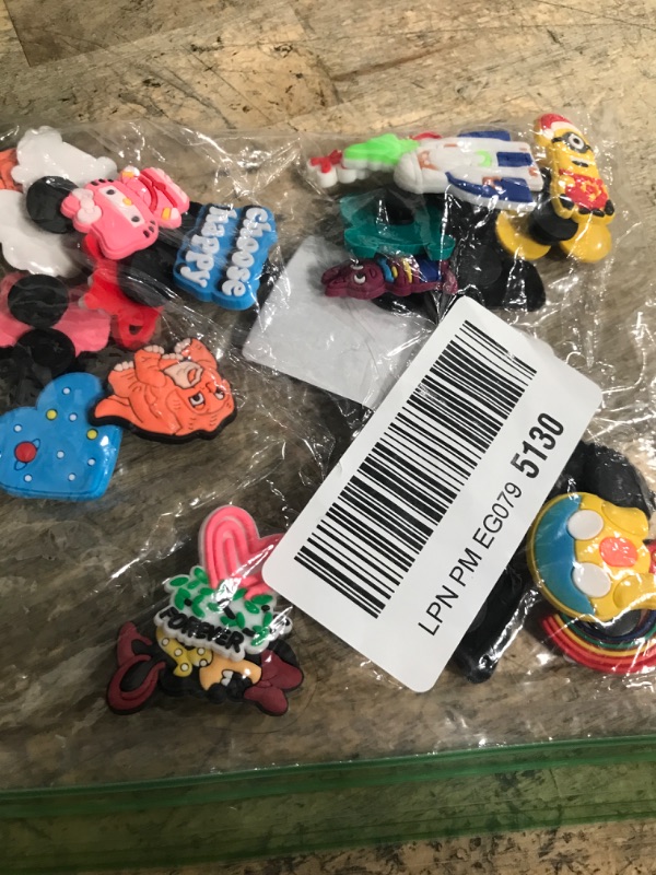 Photo 1 of  croc charms 
diasstro Lot of 30,50,100 pcs Random PVC Different Shoe Charms for Shoe Decoration