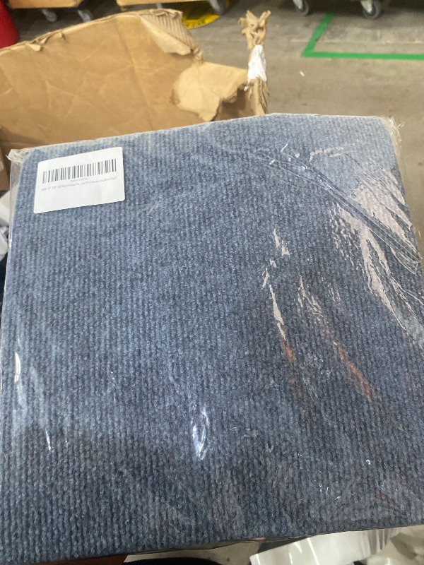 Photo 1 of 12” X 12” Self Adhesive Carpet Floor Tiles Anti-Slip Reusable Squares Peel and Stick Carpet Floor Tile Easy Install DIY for Bedroom Living Room (11pack)