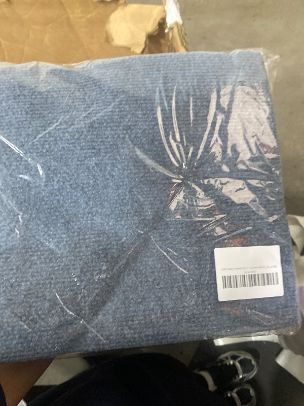 Photo 1 of 12” X 12” Self Adhesive Carpet Floor Tiles Anti-Slip Reusable Squares Peel and Stick Carpet Floor Tile Easy Install DIY for Bedroom Living Room (11pack)