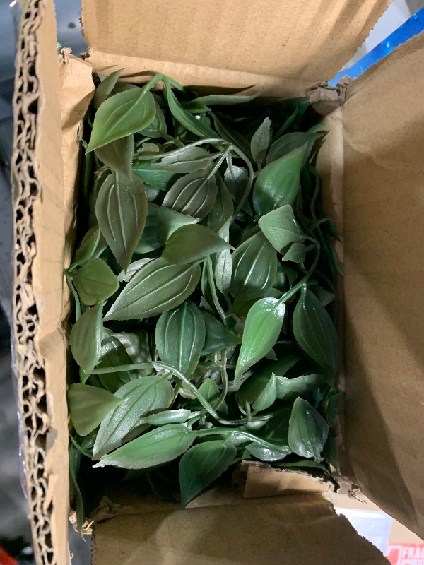 Photo 1 of ***(DOES NOT COME WITH POT)***Season 2 Season Artificial Hanging Plants,1 Pack Fake Wall Plants,Faux Mandala Vines Potted Plants,Plastic Greenery with Planter for Indoor Outdoor Garden Patio Office Décor