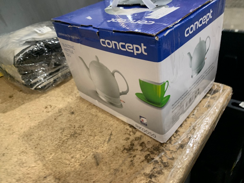 Photo 1 of (missing power) 8595631004784 Concept RK0050 electric kettle 1.2 L 1000 W White CONCEPT
