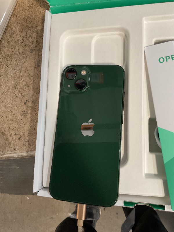 Photo 1 of **PARTS ONLY***USED MISSING CORD*Apple iPhone 13, 256GB, Green - Unlocked (Renewed Premium)