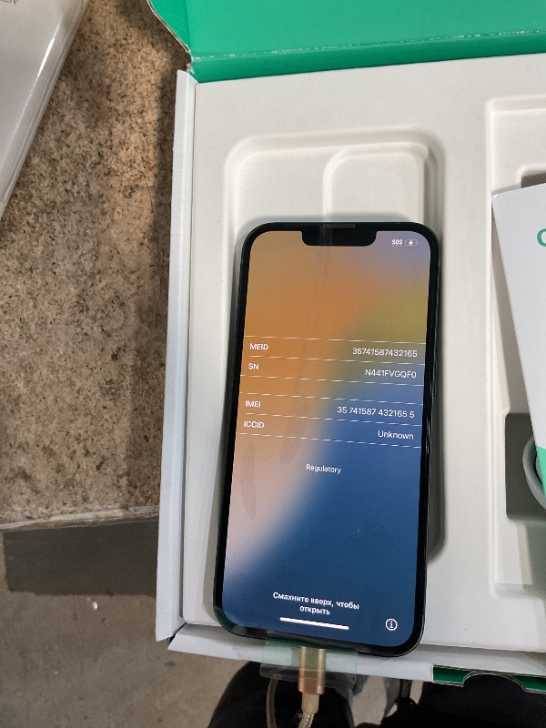 Photo 1 of **PARTS ONLY***USED MISSING CORD*Apple iPhone 13, 256GB, Green - Unlocked (Renewed Premium)