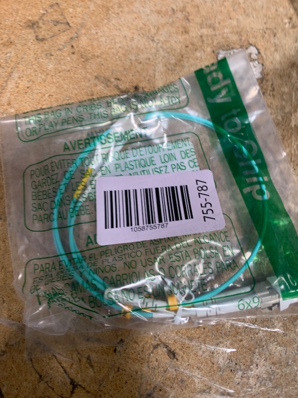 Photo 1 of 0.5m(1.6ft) OM4 LC LC Fiber Patch Cables MMF Multimode, Options 0.2m~153m(7in~500ft), MM Fiber Optic Cable Duplex, 50/125?m 40G/100G LSZH ???????????