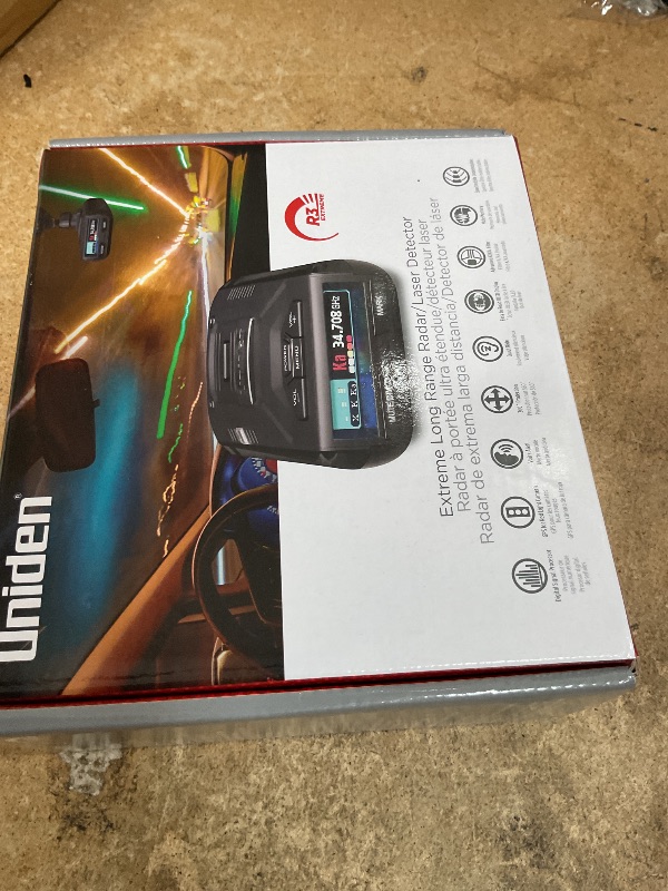 Photo 1 of **MISSING PARTS** Uniden R3 EXTREME LONG RANGE Laser/Radar Detector, Record Shattering Performance, Built-in GPS w/ Mute Memory, Voice Alerts, Red Light & Speed Camera Alerts, Multi-Color OLED Display , Black