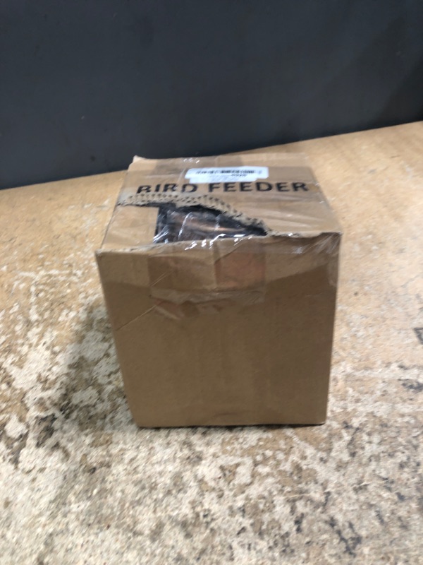 Photo 1 of ***BOTTOM IS CRUMPLED SEE PHOTOS*** PENXUA Solar Bird Feeder for Outdoors Hanging, Gifts for Mom Grandma Women, Metal Waterproof Outside Wild Bird Feeders,Cardinals Feeders, Gifts for Bird Lovers, Lantern Light, Garden Decoration