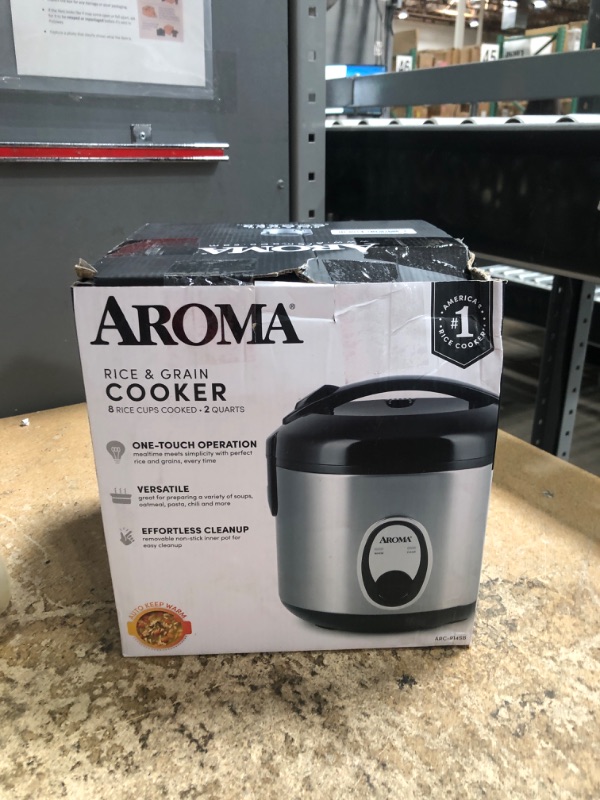 Photo 1 of (MISSING BOWL) Aroma ARC-914SB 8-Cup (Cooked) Rice Cooker