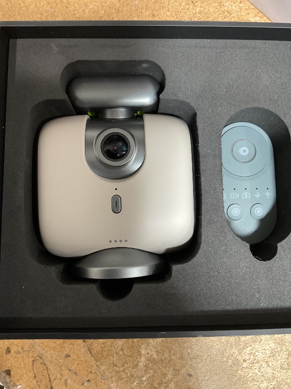 Photo 1 of **FOR PARTS ONLY**XbotGo Chameleon AI Auto Sports Action Camera - 4K 60FPS Soccer Camera and Basketball Tracking Camera for Team Sports, Live Streaming, No Subscription, Works with iOS & Android (Pearl Grey)