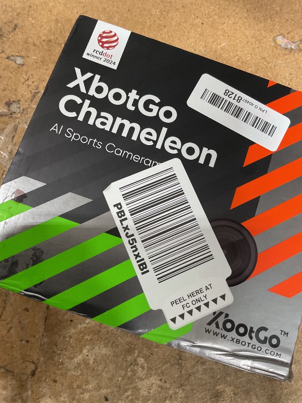 Photo 1 of **FOR PARTS ONLY**XbotGo Chameleon AI Auto Sports Action Camera - 4K 60FPS Soccer Camera and Basketball Tracking Camera for Team Sports, Live Streaming, No Subscription, Works with iOS & Android (Pearl Grey)
