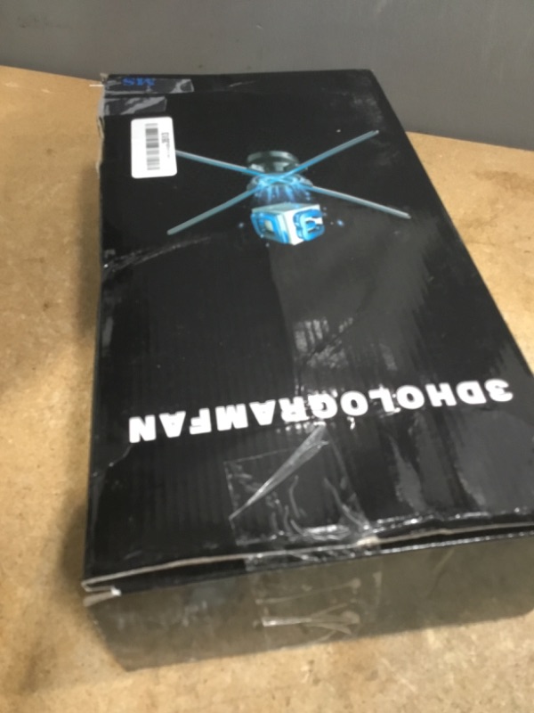 Photo 1 of 3D Hologram Fan, Hologram Fan Projector Screwless Led Lights with App and WiFi, Remote Control, HD LED 2000*1444PX Resolution for Bar, Shop, Halloween, Christmas, (22 "(WiFi+remote control+Bluetooth))