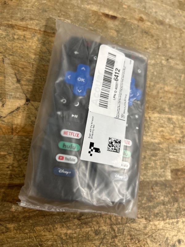 Photo 1 of (Pack of 2) Replacement-Remote-Control for Roku-TV,Compatible for TCL Roku/Hisense Roku/Onn Roku/Philips Roku Smart TVs(Not for Roku Stick and Box)