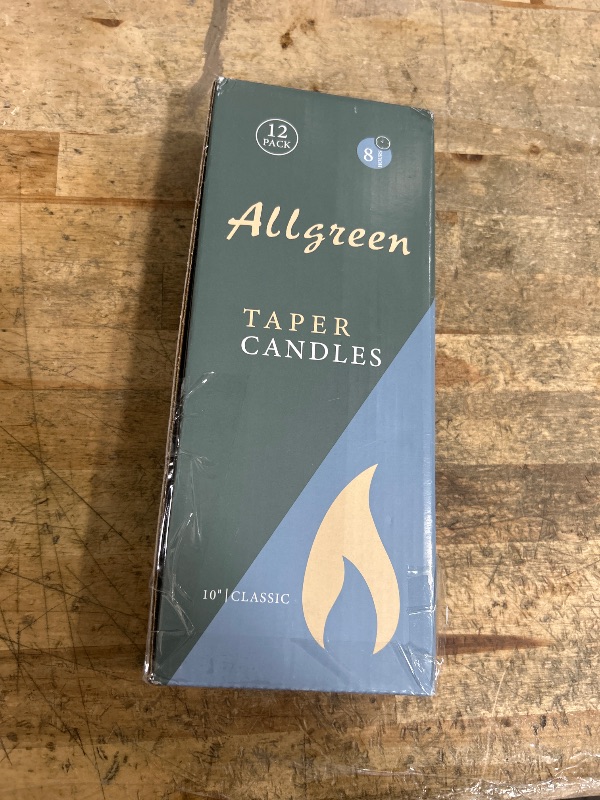 Photo 1 of 12 Pack Pink Taper Candles - Taper Candles 10 Inch Dripless, Smokeless & Unscented - 8 Hours Long Burning - Tall Candlesticks - Ideal for Weddings, Dinner Parties, Home Decor, Birthday Party