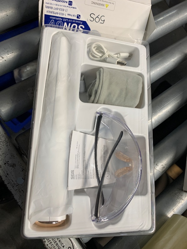 Photo 1 of ***(PARTS ONLY/ NON FUNCTIONAL)***
UV Light Sanitizer Wand, Portable UVC Light Disinfector Lamp Chargable Foldable UV Wand for Home Hotel Travel with 20 UV-C LED Beads
