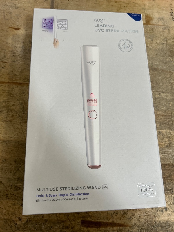 Photo 1 of ***(PARTS ONLY/ NON FUNCTIONAL)***
UV Light Sanitizer Wand, Portable UVC Light Disinfector Lamp Chargable Foldable UV Wand for Home Hotel Travel with 20 UV-C LED Beads