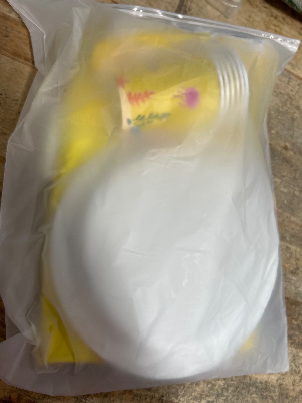 Photo 1 of 104Pcs Yellow Birthday Decorations Tableware Yellow Themed Birthday Party Supplies Include Banner Balloons Plates Napkins Cups tablecloth Cupcake Toppers and Cake Topper for Party Decor Sever 20