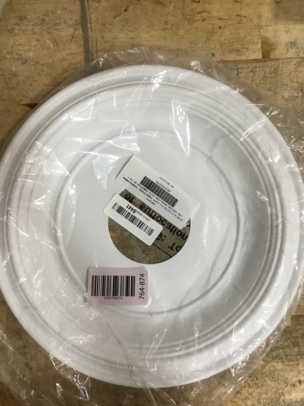 Photo 1 of 13"OD x 3 1/2"ID x 1 1/4"P Traditional Thermoformed PVC Ceiling Medallion (Fits Canopies up to 7 1/2")