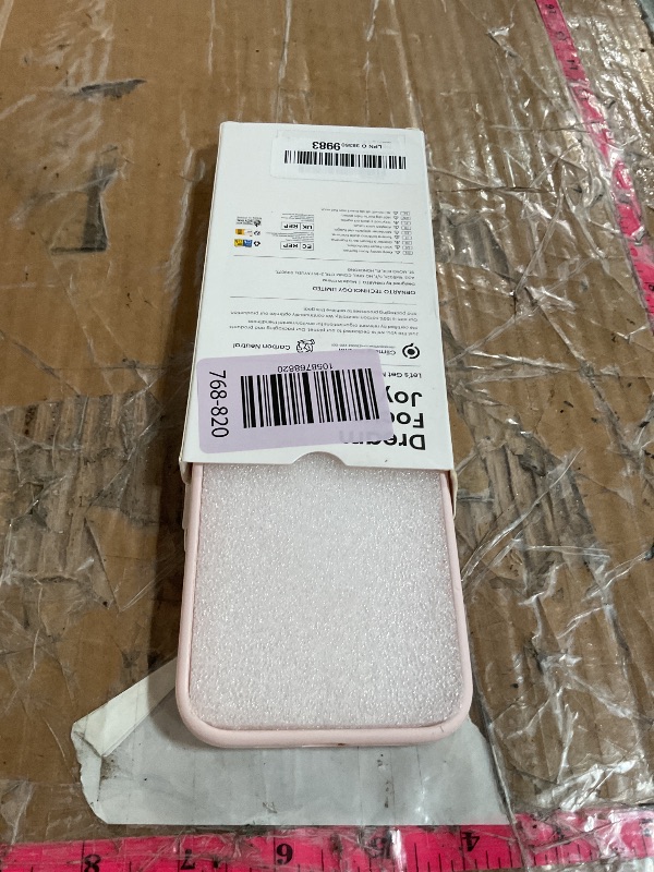 Photo 1 of ***(HEAVILY USED/ MINOR DAMAGE)***ORNARTO Compatible with iPhone 13 Pro Max Case 6.7", Slim Liquid Silicone 3 Layers Full Covered Soft Gel Rubber Case Cover 6.7 inch-Chalk Pink