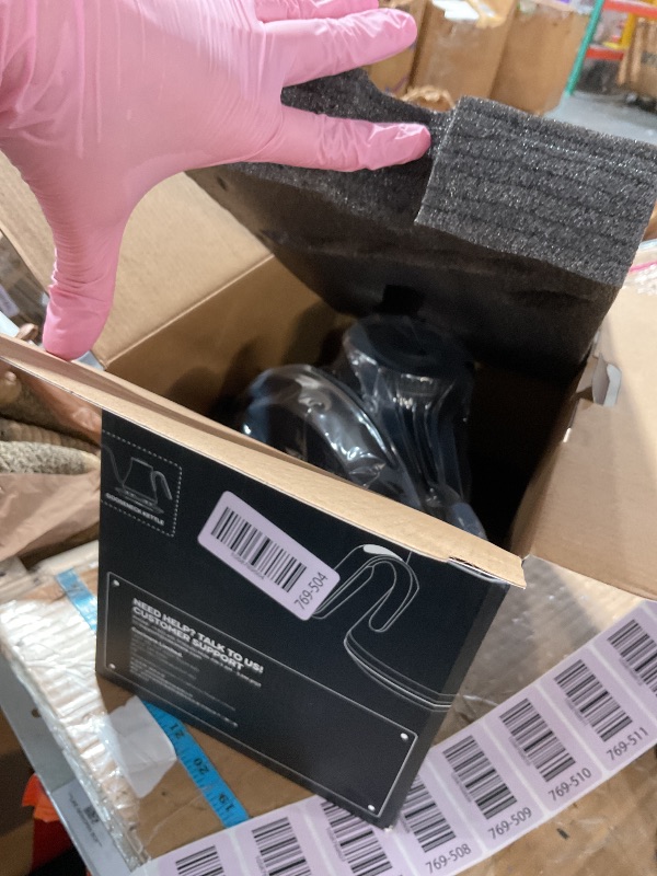 Photo 1 of ***LIKE NEW/OPEN BOX***INTASTING Electric Kettles, Gooseneck Electric Kettle, ±1? Temperature Control, Stainless Steel Inner, Quick Heating for Pour Over Coffee, Brew Tea, Boil Hot Water, 1500W/0.9L (Matte Black)