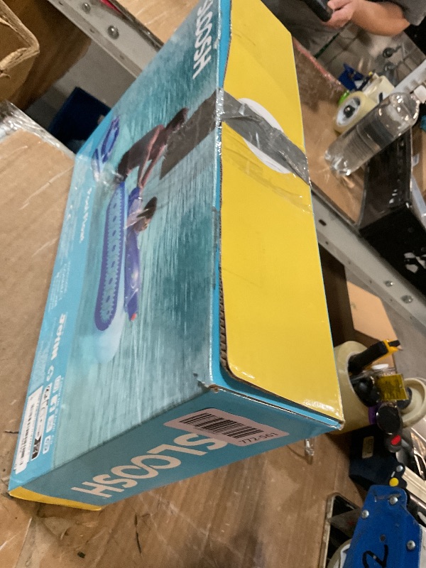 Photo 1 of (doesn't jet water) SLOOSH Inflatable Tank Pool Floats Kids, Pool Floaties Swimming Tank with Water Gun, Water Fight Toys, Inflatable Battle Fun for Summer