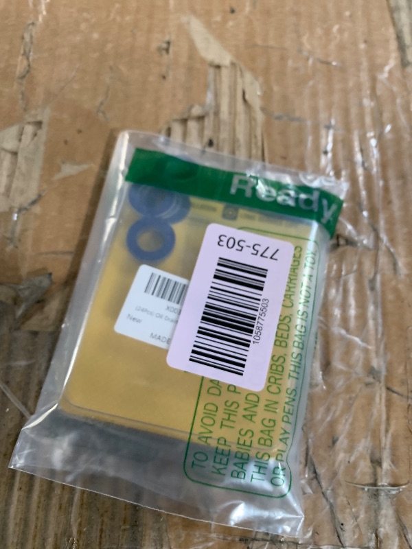 Photo 1 of (24Pcs) Oil Drain Plug Gaskets Replacement for Toyota Lexus Scion Crush Washer Seals Replaces# 9043012031 Aluminum