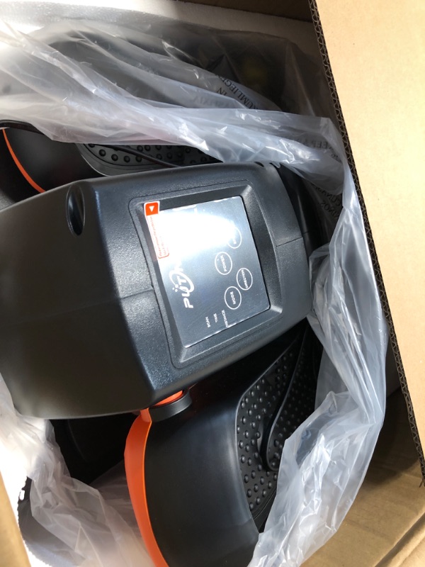 Photo 1 of Under Desk Elliptical Machine, Electric Ellipse Leg Exerciser as Seen on Tv for Seniors with 12 Adjustable, Portable Quiet Elliptical Machine, Seated Pedal Exerciser with Remote Control (Orange)