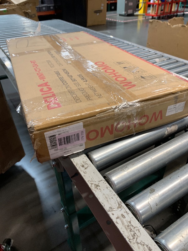 Photo 1 of WOHOMO Folding Coffee Table Rustic Small Coffee Tables for Living Room Farmhouse Portable Table for Small Spaces Rectangular Mid Century Coffee Table, No Assembly 31.5 * 15.7 * 17.7IN, Walnut