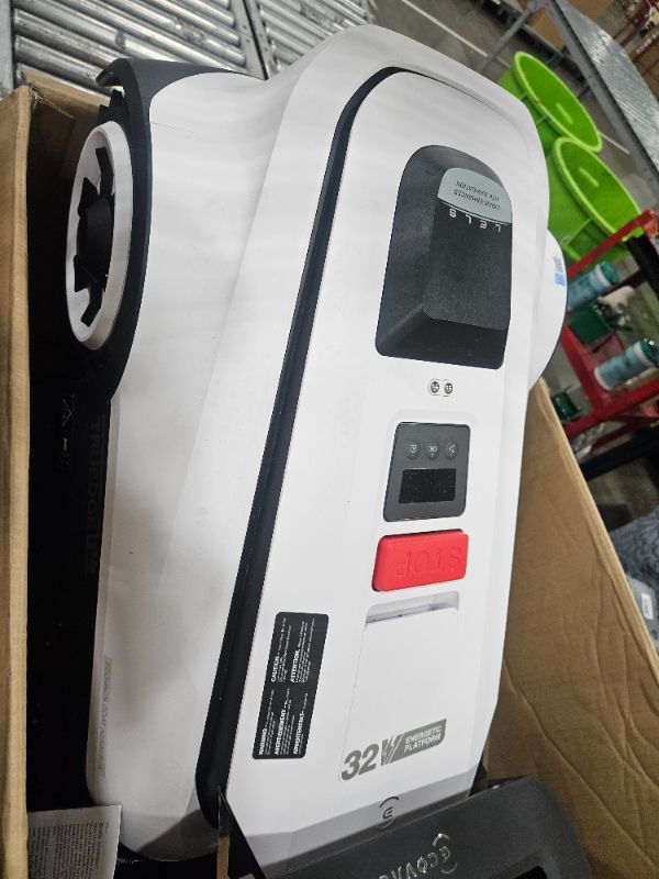 Photo 1 of * PREV CUSTOMER STATES NO FUNCTIONALITY* ** PARTS ONLY ** 
ECOVACS Goat A2500 RTK Robot Lawn Mower, Lidar-Enhanced RTK+Vision Navigation, Auto-Mapping, Dual Blades, Edge Precision Mowing, Perimeter Wire-Free, Suitable for 5/8 Acres Lawn, 50% Slope Capabil