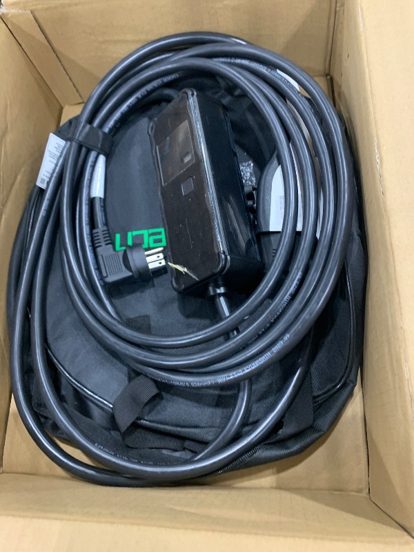 Photo 1 of ***STOCK PHOTO FOR REFERENCE ONLY***AplysiaTech Level 2 Fast EV Charger, 240V, 50Amp, 12KW Adjustable Current & Schedule Charging,Home Wall Mount Electric Vehicle Charging Station,SAE J1772 Charger, NEMA14-50P with 25ft Premium Cable.