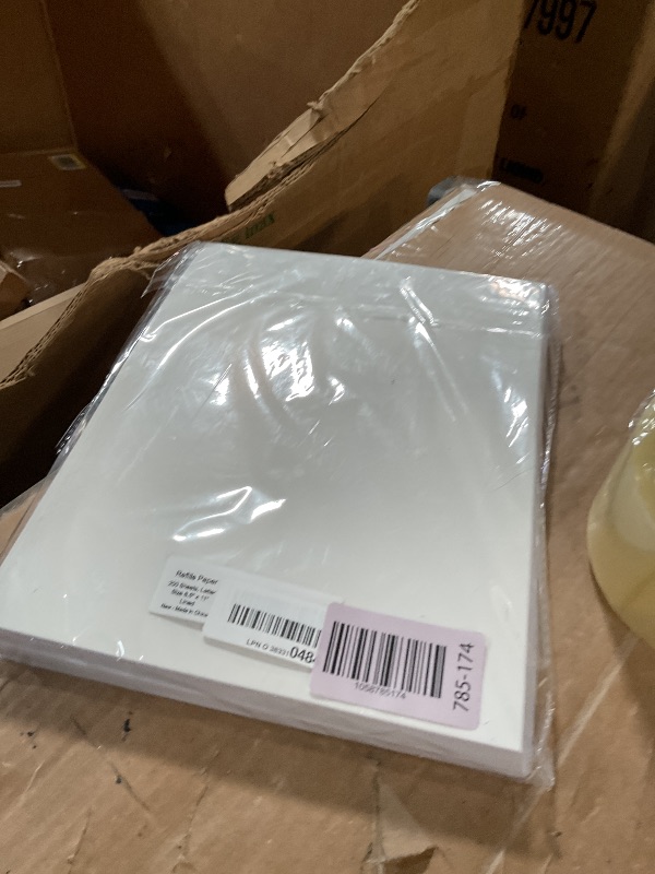 Photo 1 of (Pack of 2) Letter Size Discbound Refill Paper, Disc Paper Refill for TUL Custom Note-Taking System Discbound Planner Inserts, 200 Sheets/400 Pages, White Discbound Paper, Arc Paper Refill 8.5 x 11