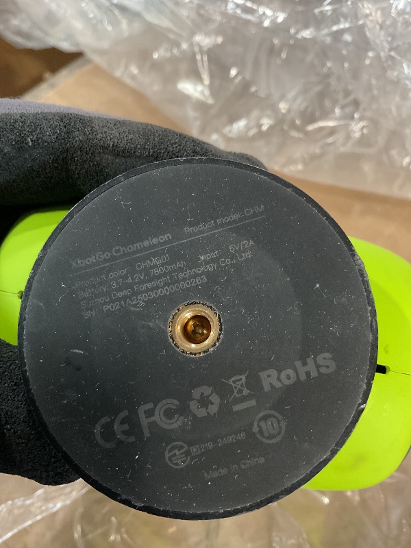 Photo 1 of ***(HEAVILY USED/ MINOR DAMAGE)***XbotGo Chameleon AI Auto Sports Action Camera - 4K 60FPS Soccer Camera and Basketball Tracking Camera for Team Sports, Live Streaming, No Subscription, Works with iOS & Android (Lemon Green)