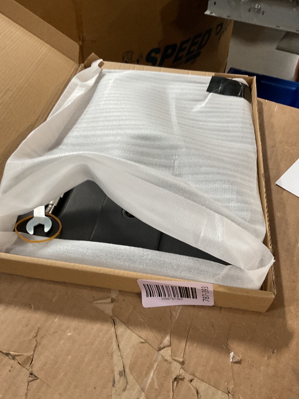 Photo 1 of ***(BASE NOT INCLUDED)***Weilianda Home Theater Seating Series Swivel Tray Table for Wei lianda Home Theater Seat Dark Wood Pattern