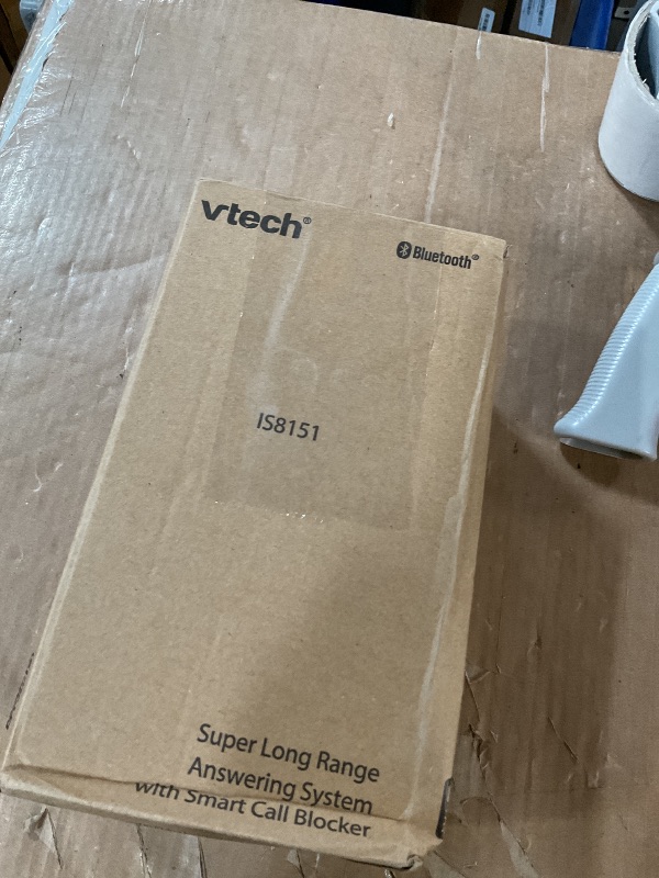 View 3 of VTech IS8151 Super Long Range DECT 6.0 Cordless Phone for Home with Answering Machine, 2300 ft Range, Call Blocking, Bluetooth, Headset Jack, Power Backup, Intercom, Expandable to 12 HS