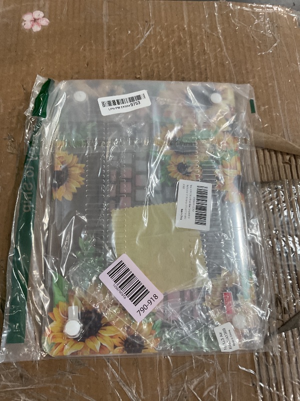 Photo 1 of AOKILOM Compatible with MacBook Air 13 inch Case Floral, Sunflower Clear Hard Case with Keyboard Cover & Screen Protector Compatible for MacBook Air 13" Old Version 2010-2017 (A1466 &A1369)