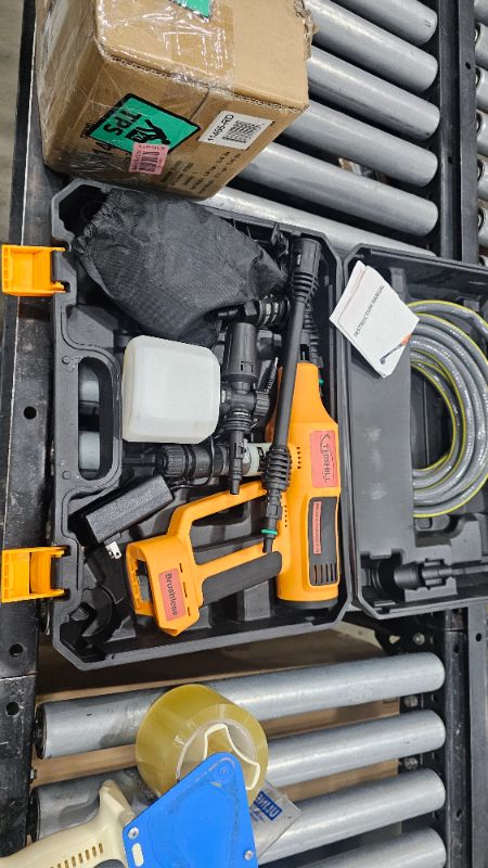 Photo 1 of ****PARTS ONLY**Cordless Pressure Washer Battery Bowered 1060 PSI Compatible with Makita Battery, Portable Power Washer for Cars 5000mAh Brushless Motor & 2.5 GPM High-Pressure Washer, 6-in-1 Nozzle, LCD Screen