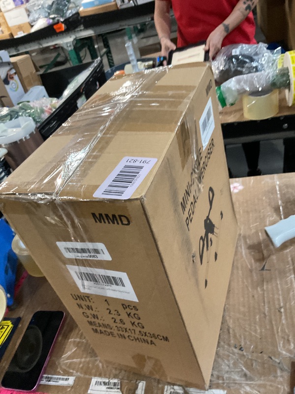 Photo 1 of (see all images) Pedal Exerciser Leg and Arm Exercise Bike with LCD Monitor Foldable (black/blue)