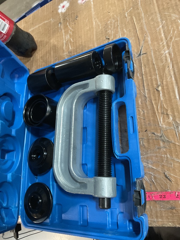Photo 1 of ***CRACKED CASE*** NYXOVA Ball Joint Removal Installation Tool, Heavy Duty Ball Joint Press Kit & U Joint Removal Tool with 4 Wheel Drive Adapters for Most 2WD and 4WD Cars Light Trucks