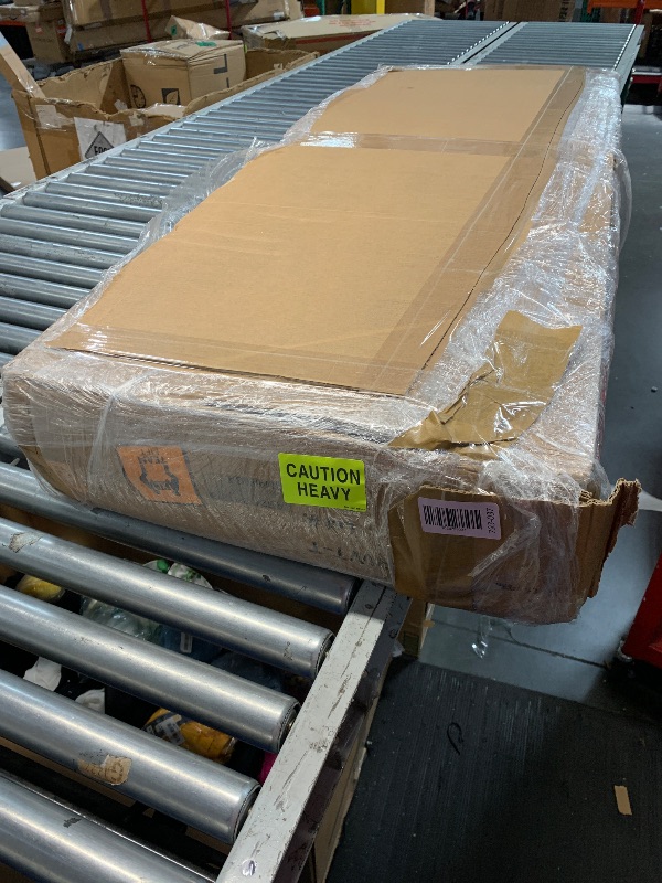 Photo 1 of **************MINOR DAMAGE, MISSING HARDWARE****************
Walker Edison Sloane 6-Drawer Groove Handle Solid Wood Dresser, 52 Inch, Walnut