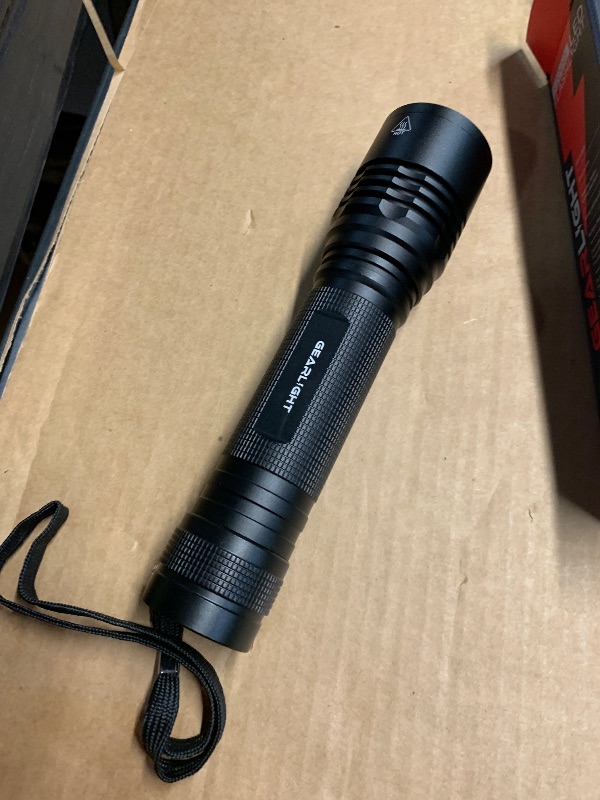 Photo 1 of ***(PARTS ONLY/ NON FUNCTIONAL)***GearLight S2000 LED Flashlight High Lumens - Super Bright, Powerful, Mid-Size Tactical Flashlight for Outdoor Activity & Emergency Use - S2000-1 Pack, (Batteries Not Included)