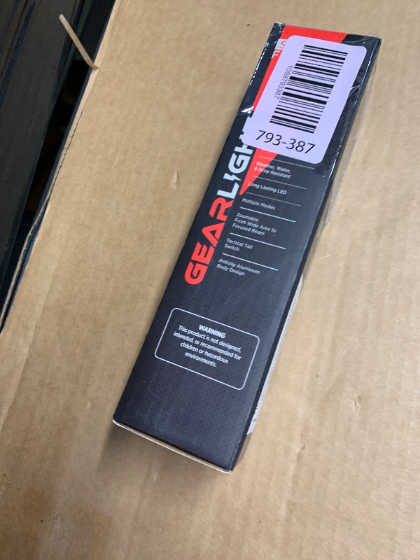 Photo 1 of ***(PARTS ONLY/ NON FUNCTIONAL)***GearLight S2000 LED Flashlight High Lumens - Super Bright, Powerful, Mid-Size Tactical Flashlight for Outdoor Activity & Emergency Use - S2000-1 Pack, (Batteries Not Included)