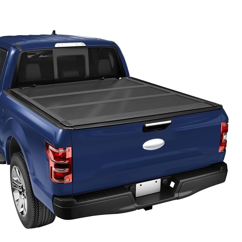 Photo 1 of ******************HAS SOME DAMAGE****************
Low Profile Hard Folding Truck Bed Tonneau Cover Compatible with 2019-2025 Chevrolet Silverado/GMC Sierra 1500 5.8 Ft Bed
